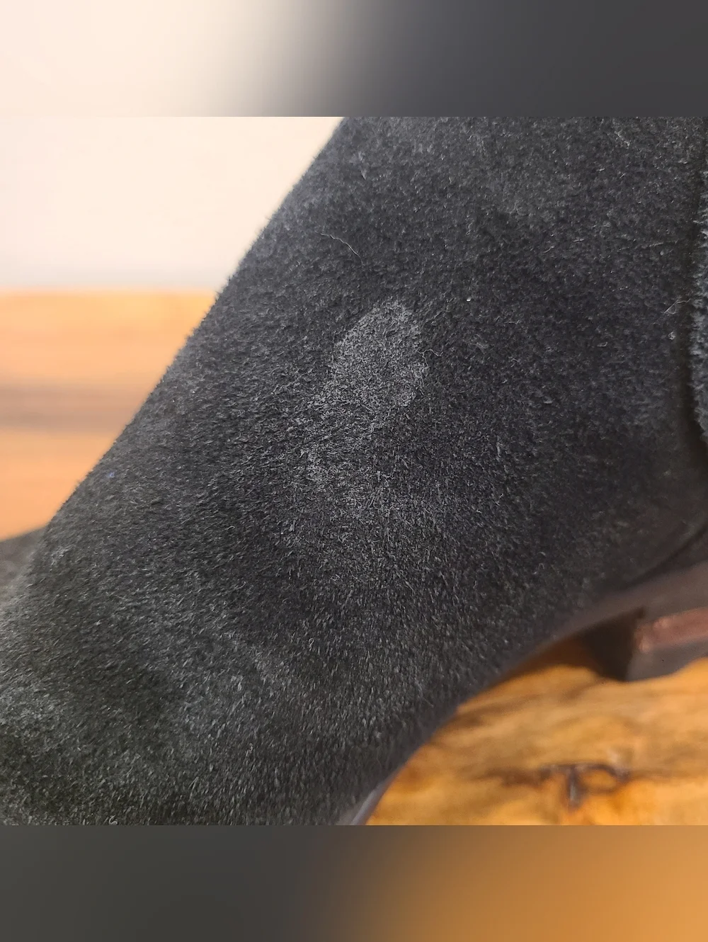 Sorel Lolla Black Suede Cut Out Bootie
